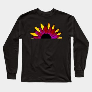 Sunflower half 3 Long Sleeve T-Shirt